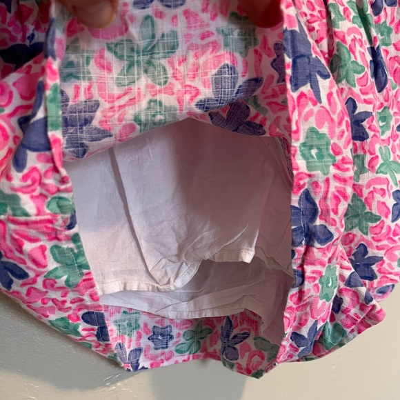 Vineyard Vines Plumeria Smocked Pull-On Shorts - Malibu Pink - Picture 4 of 9